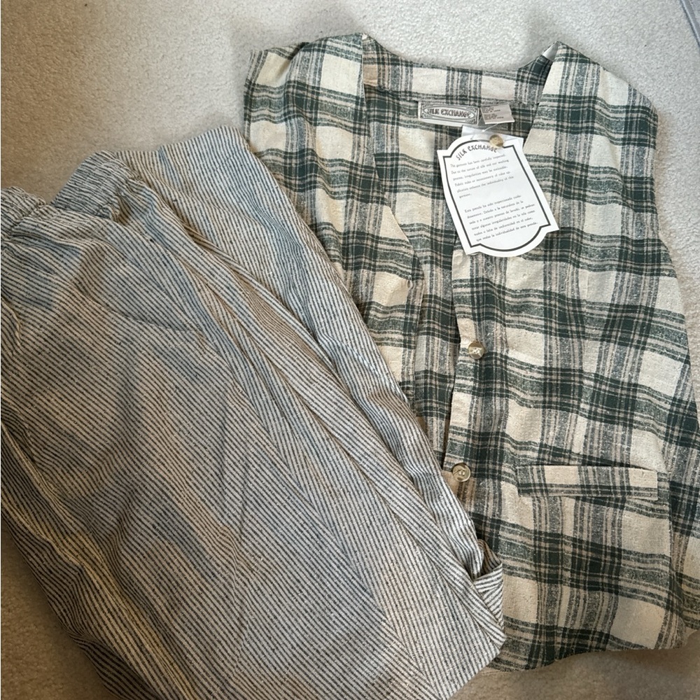 100% Silk Vintage Set NWT